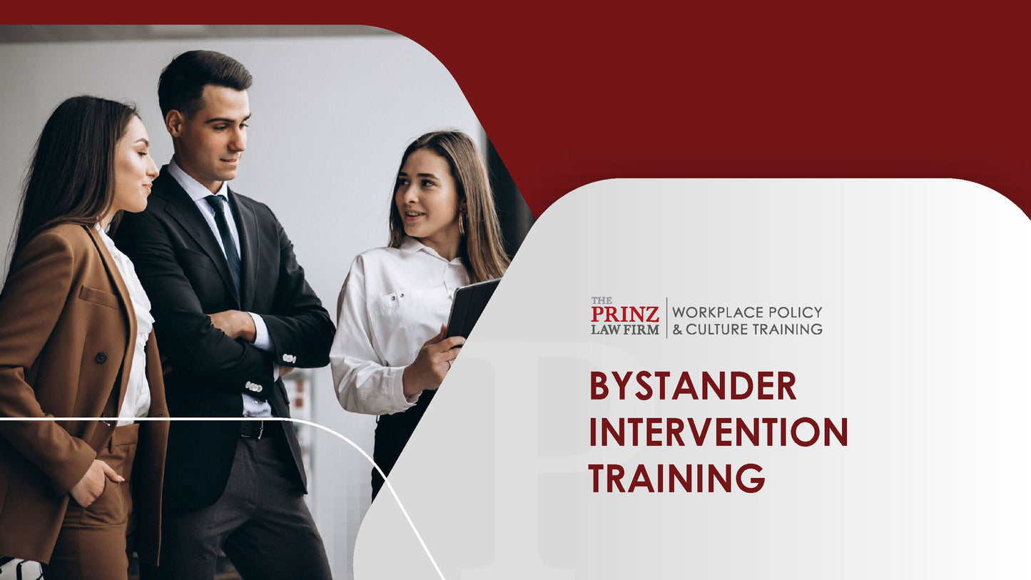 Bystander Intervention Training
